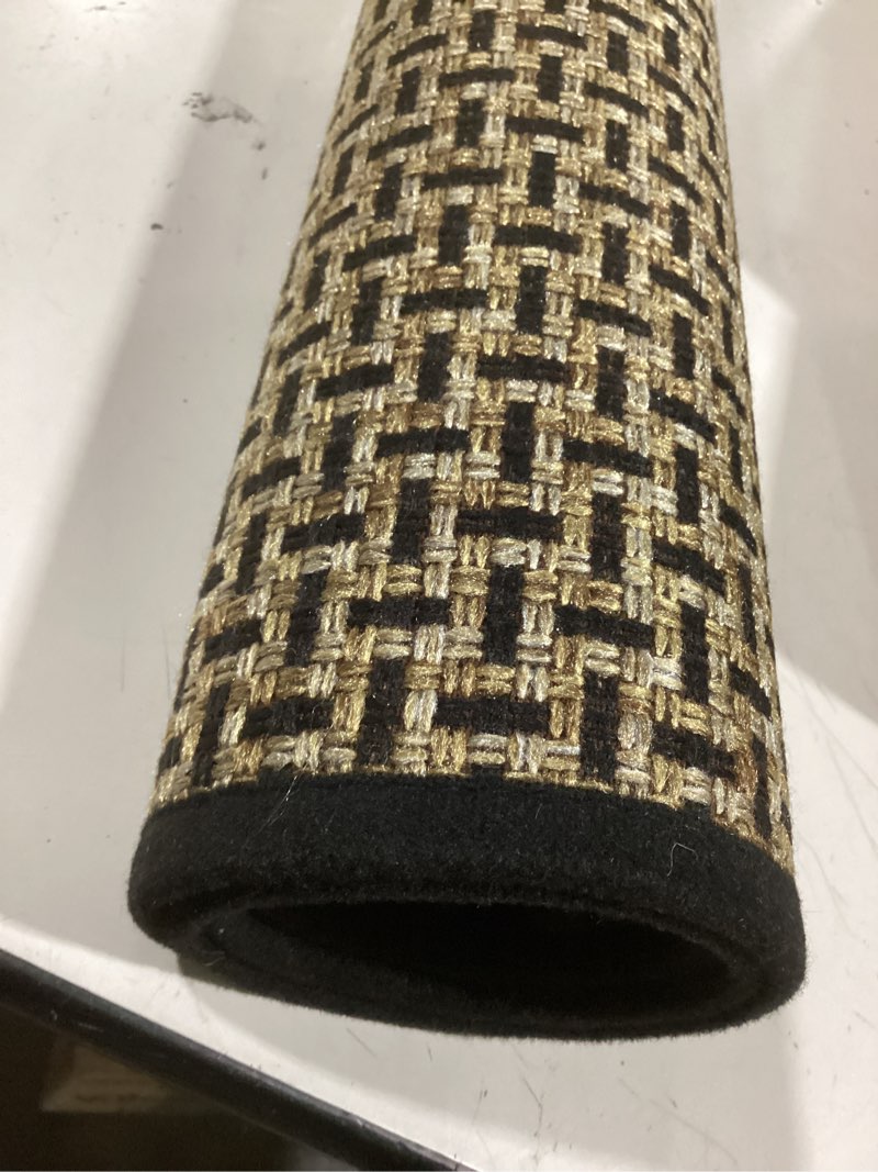 Condition photo showing Good Condition for LEKEEPGO Door Mat Indoor Entrance 24"x36", Absorbent Indoor Door Mat, Non Slip Rubber Backing Inside Door Mats, Washable Floor Mat, Low-Profile Doormat for Front Door, Entryway, Entrance, Black Black Woven Gingham Rectangular 24"x36"