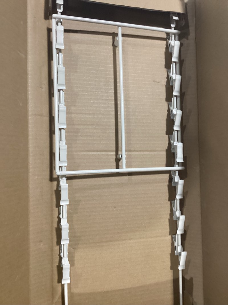 Condition photo showing Good Condition for clip strip snack rack countertop display stand, metal, 2 rows, 30 clips, off-white, holds potato chips bags, candy at retail, deli, cafe, convenience stores, product merchandising corp.,1 count