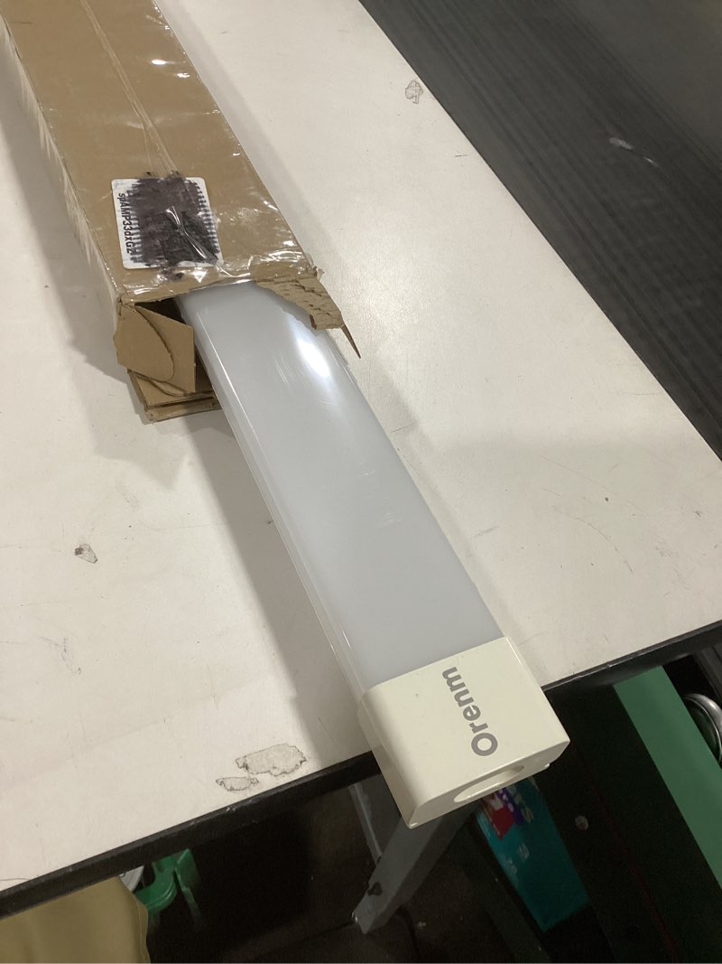 Condition photo showing Good Condition for Plug and Play Linkable Waterproof LED Tube Light, 4FT 36W 5000K with Switch Cord, Easy Installed on Ceiling or Wall Without Wiring for Garage, Under Cabinet, Shop Light