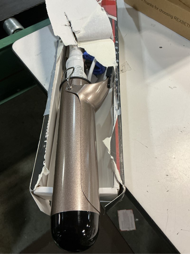 Condition photo showing Good Condition for hoson 2 inch curling iron large barrel, long barrel curling wand dual voltage, ceramic tourmaline coating with lcd display, glove include 2 inches