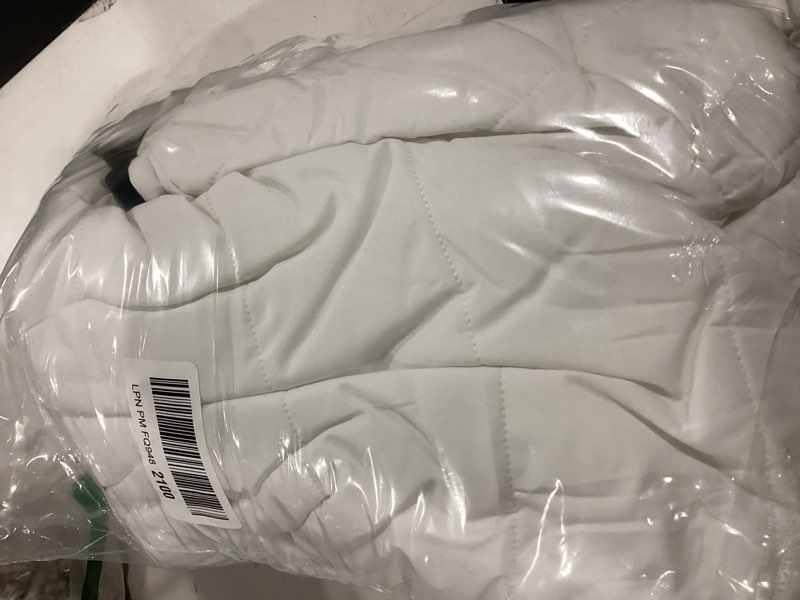 Condition photo showing As Is for Yousify Womens Onesie Ski Suit Winter Outdoor Sports Warm Waterproof Snowsuit Color Block Jumpsuits Snow Jackets White Medium