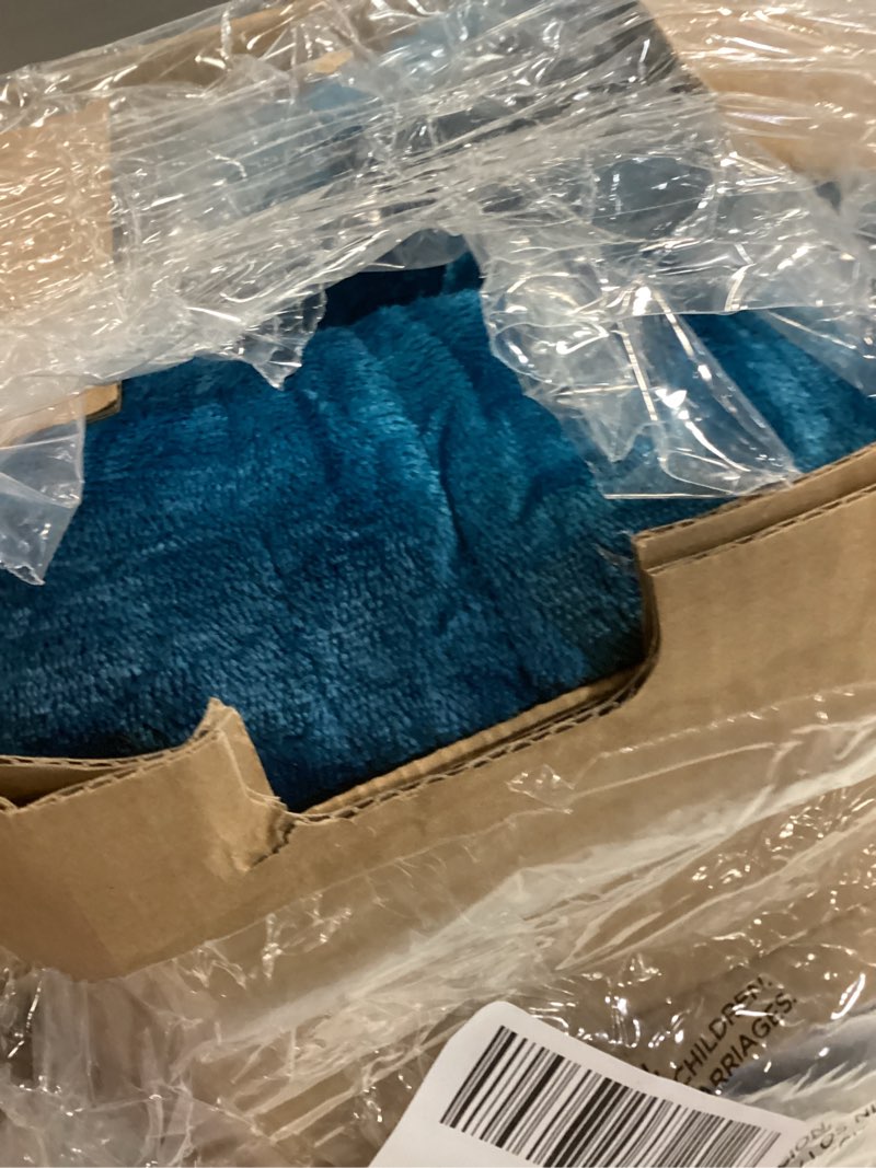 Condition photo showing As Is for Electric Heated Blanket Full Size 72x84 Inch - Super Soft Flannel Warm Blanket with10 Heat Settings, 1-12H Auto Shut Off Timer, Machine Washable (Lake Blue) 03-lake Blue 72"x84"(Full Size)