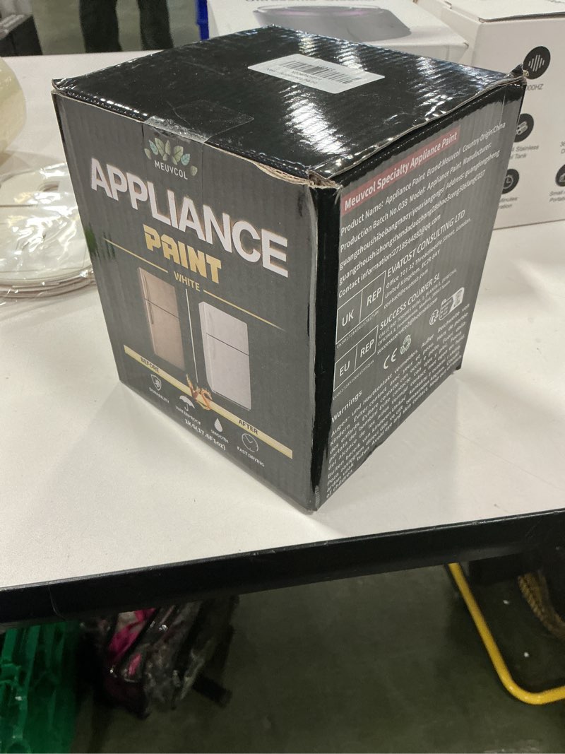 Condition photo showing New/Like New for Appliance Paint Black, 17.6 Fl oz Appliance Epoxy Paint For Metal & Plastic Surface, Touch Up Coating For Refrigerator, Dishwasher, Washer, Microwave, Rust Preventative Coating With Tool