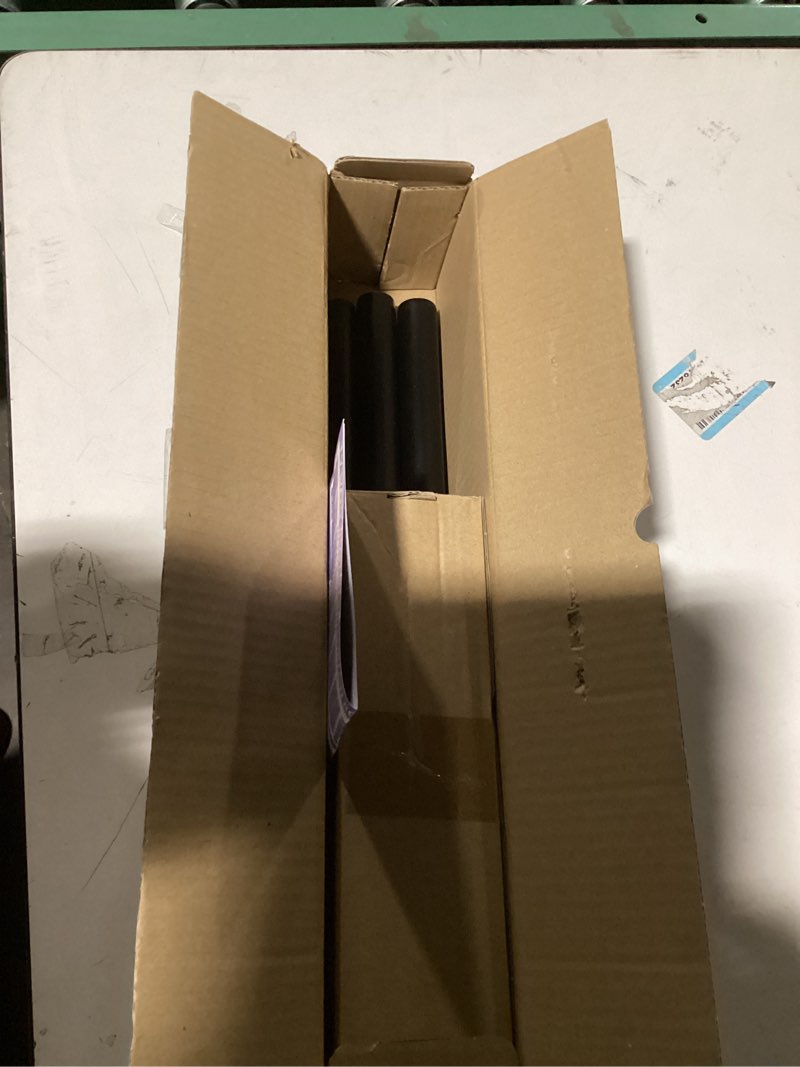 Condition photo showing Good Condition for Similar to Amazon Basics Easy to Install Adjustable Room Darkening Blackout Curtain Rod - Wraps Around, Blocks Light, for Heavy Curtains, 48\" to 88\", Black Black 48\" to 88\" Single Rod