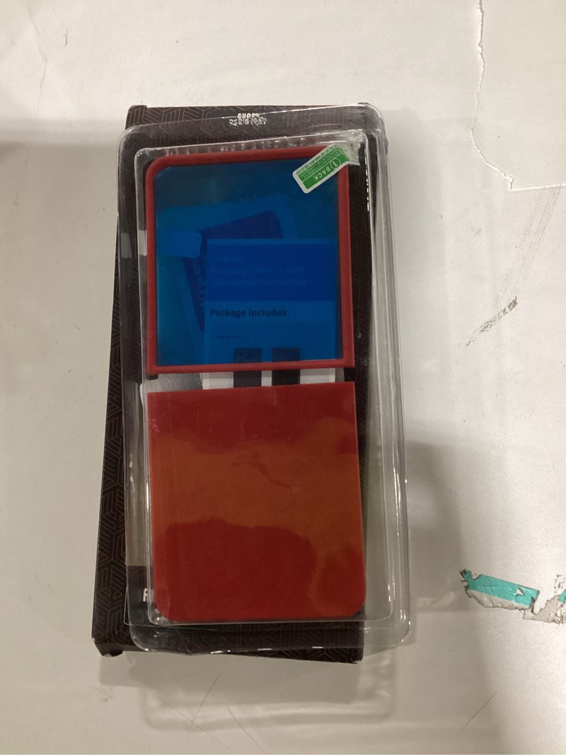 Condition photo showing New/Like New for Ruky for Galaxy Z Flip 7 Case, Full Body Cover Anti-Scratches Shockproof Hard PC Ultra-Thin, Support Wireless Charging Protective Phone Cover for Samsung Galaxy Z Flip 7, Coralred Galaxy Z Flip 7 Case Coralred
