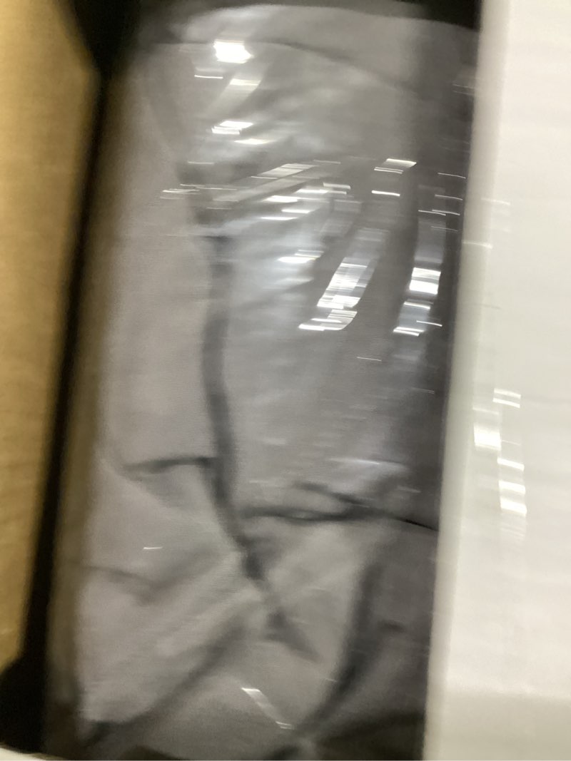 Condition photo showing Good Condition for luxury goose feather down fiber comforter king size, 300tc grey cotton blended duvet insert, all season hotel bedding alternative down comforter with corner tabs (grey, king) grey king