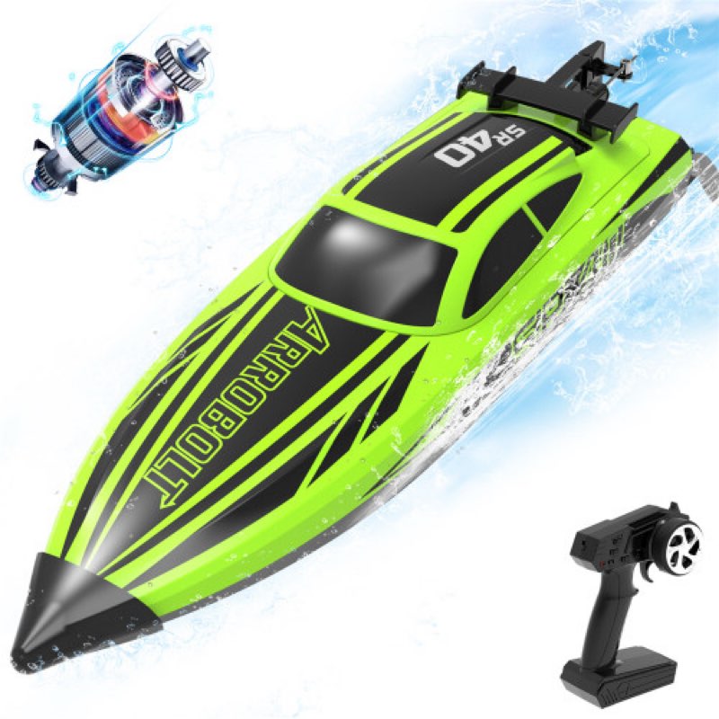 VOLANTEXRC Brushless RC Boats for Adults, 35+MPH Fast Remote Control Boat for Lakes, Full Proportional Boat High Speed RC Boat for Adults (79706)