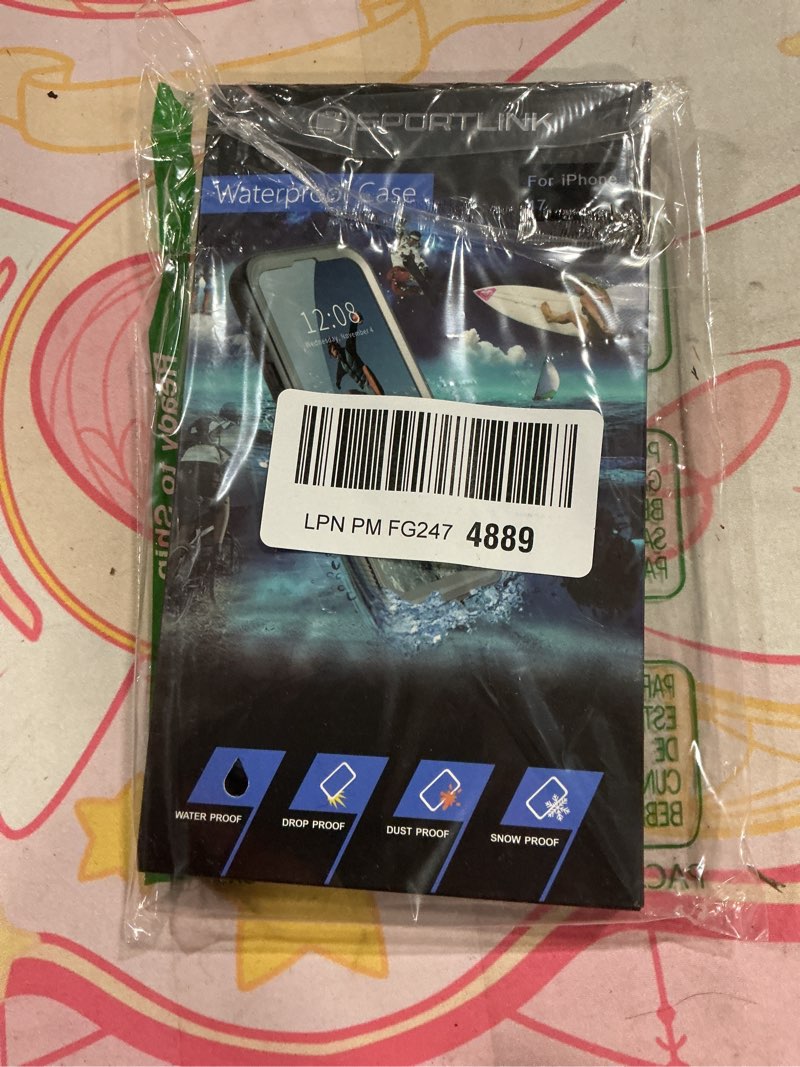 Condition photo showing Good Condition for SPORTLINK for iPhone 17 Case - IP68 Waterproof Military Protective Full Body Heavy Duty Shockproof 360 Sealed Dustproof with Camera Screen Protector Phone Cover for iPhone 17 6.3" Black Black for iPhone 17 (6.3'')