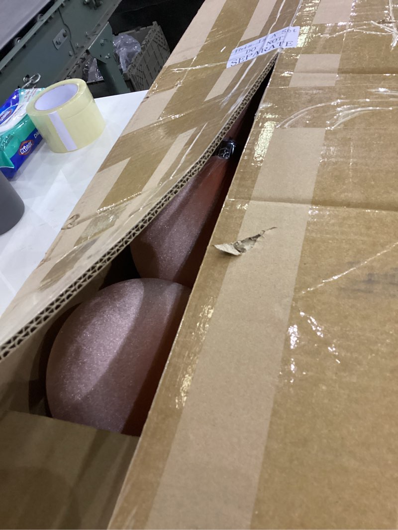 Condition photo showing New/Like New for 12 Pcs Jumbo Pink Velvet Christmas Balls Ornaments Bulk 6 Inch Extra Large Flocked Christmas Tree Ornaments Xmas Bulbs Decorations Giant Hanging for Outdoor Indoor Xmas Home Party