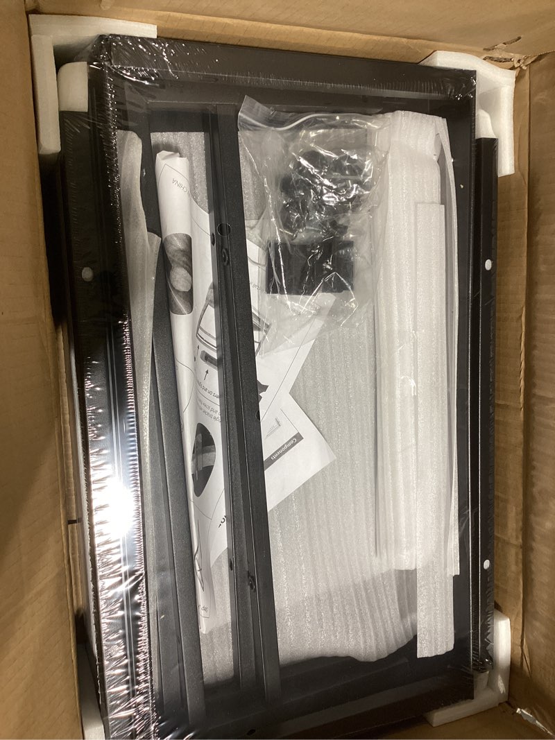 Condition photo showing New/Like New for realinn 2 tier pull out cabinet organizer, 21 inch depth slide out shelves, expandable 14"-22.5" wide heavy-duty cabinet drawers for kitchen pots, pans & pantry storage, black