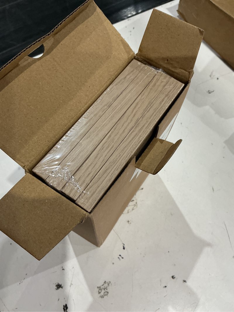 Condition photo showing New/Like New for atobart 4x6 picture frame set of 4, displays 3.5x5 with mat or 4x6 without mat, photo frames for wall hanging or tabletop, includes hd plexiglass, natural wood grain natural wood grain 4x6