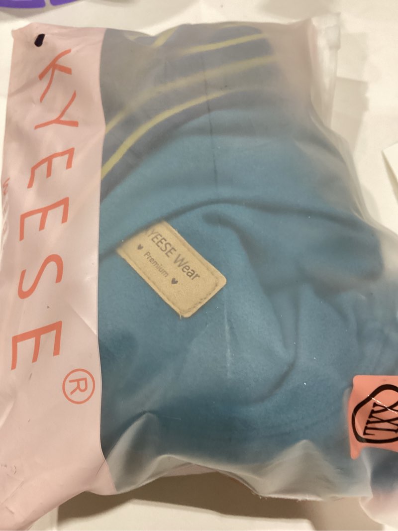 Condition photo showing Good Condition for KYEESE 2Pack Dog Sweater Soft Dog Sweaters for Medium Dogs Boy Stretchy Large Pet Sweater Turtleneck Dogs Clothes Pullover Pets Sweatshirt Warm Pet Coats XX-Large (32-55lbs) 2# Stripe+Navyblue