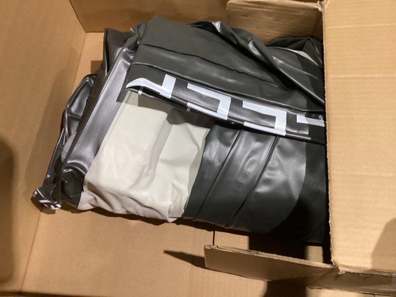 Condition photo showing As Is for SLEEPLUX Durable Inflatable Air Mattress with Built-in Pump, Pillow and USB Charger Twin 15"