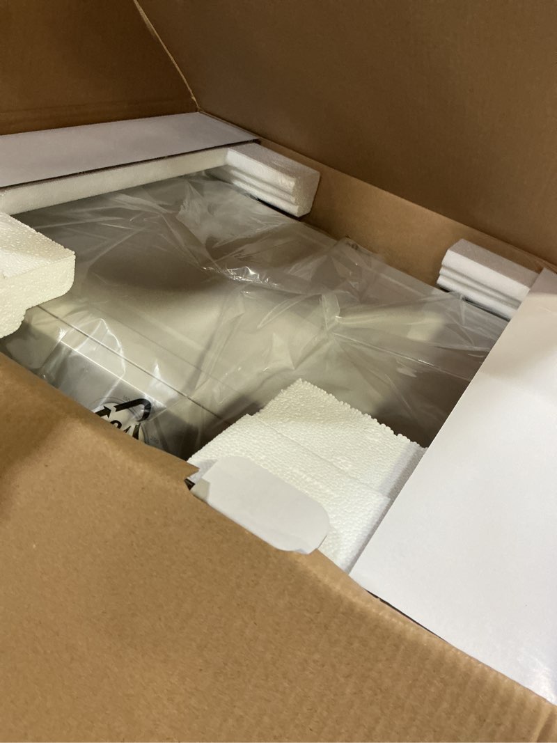 Condition photo showing New/Like New for bella Air Fry Toaster Oven, 7 Preset Cooking Options, Dishwasher-Safe EverGood Coated Trays Included, 60-Minute Auto Shutoff w Audible Timer, Power Indicator Light, 1700 Watt, Oatmilk