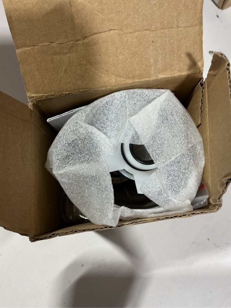 Condition photo showing New/Like New for universal bathtub tub spout with diverter, fits 1/2" slip-fit copper pipe connection, pull down bathtub faucet spout replacement, includes metal cover ring (brushed nickel)