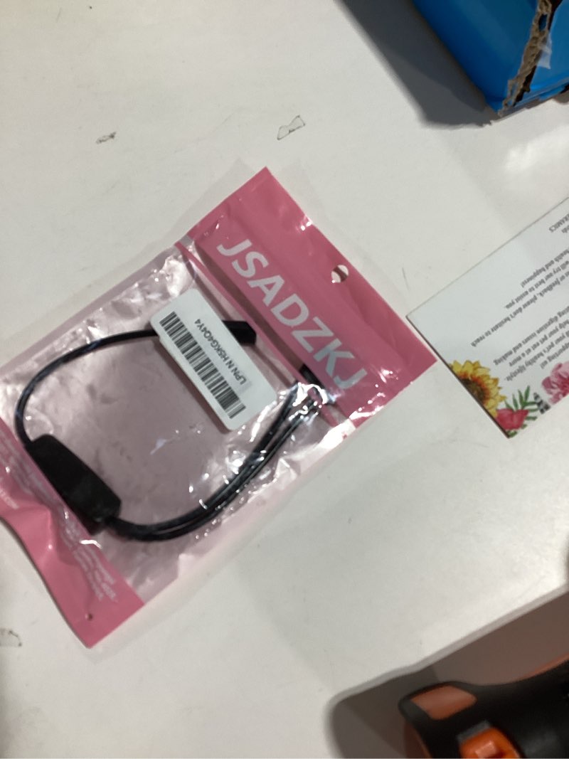 JSADZKJ USB C Splitter Power Cable with Switch 5V 2A Type C Female to Dual Male Power Cord Adapter C