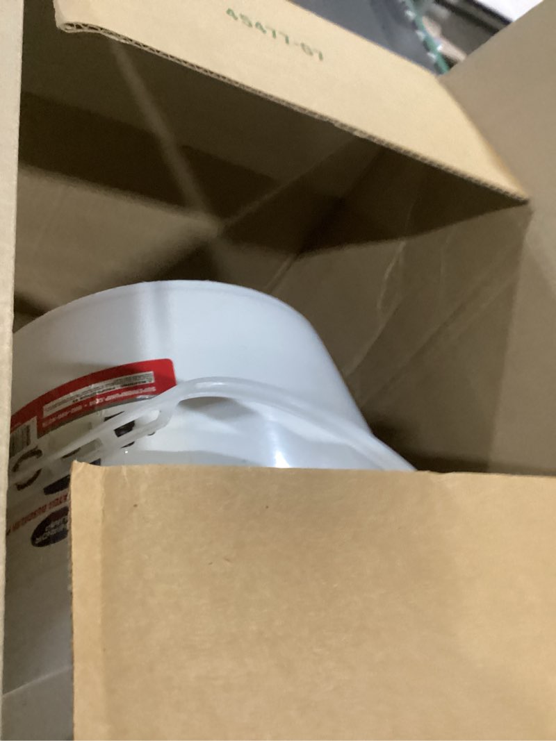 Condition photo showing As Is for superior pump 91660 tankless water heater descaler pump kit with non-toxic descaler solution, 3.5 gallon, deluxe