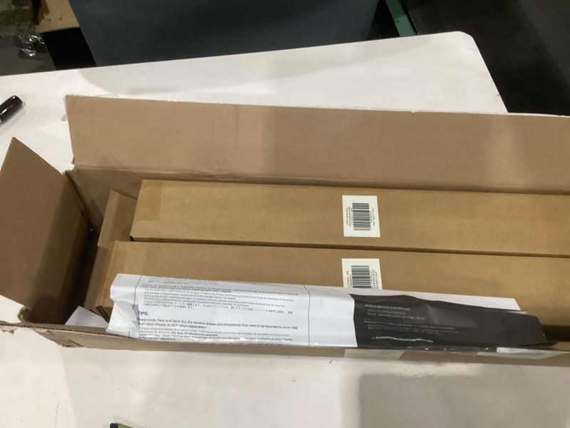 LazBlinds No-Drill Cordless Zebra Blinds - Dual Layer Light Filtering & Room Darkening, Free-Stop Li