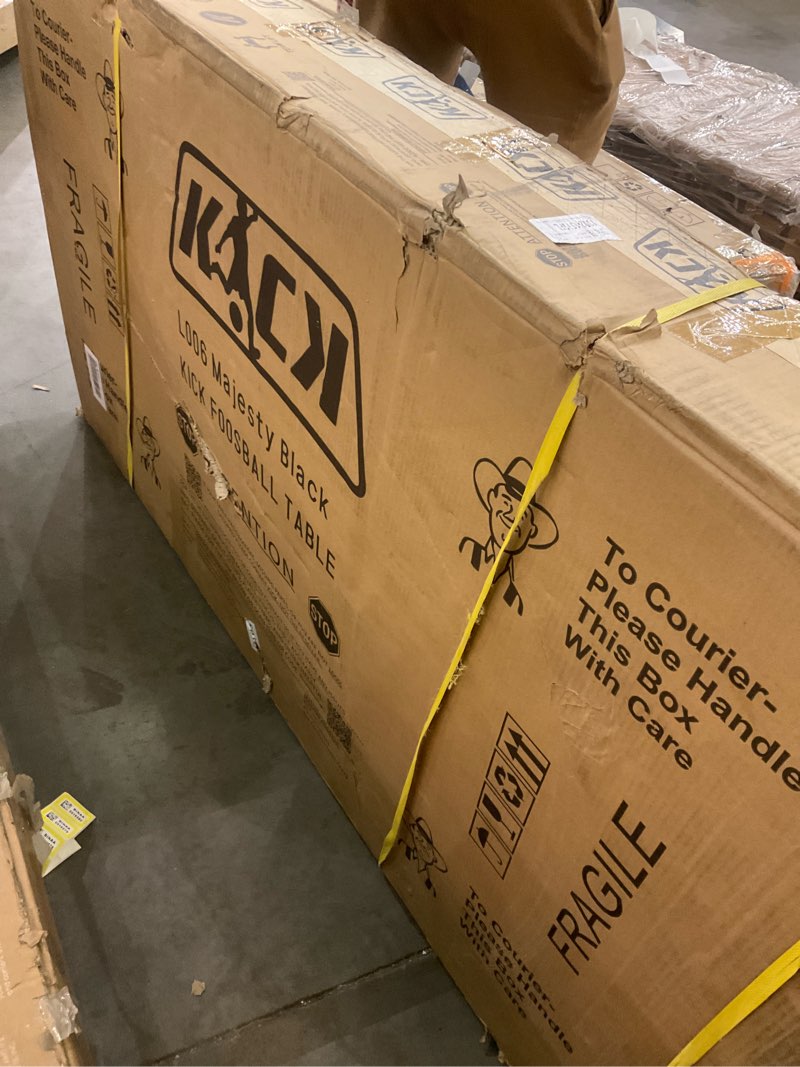 Black kick foosball table