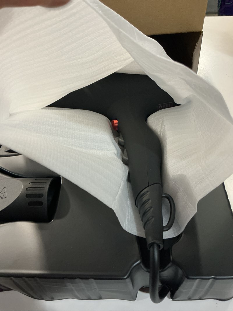 Condition photo showing New/Like New for trezoro professional hair dryer, ionic ceramic tourmaline technology, 2000w fast quiet drying, with narrow & wide concentrator nozzles, 3 heat & 2 speed settings, cool shot button, black premium jet black