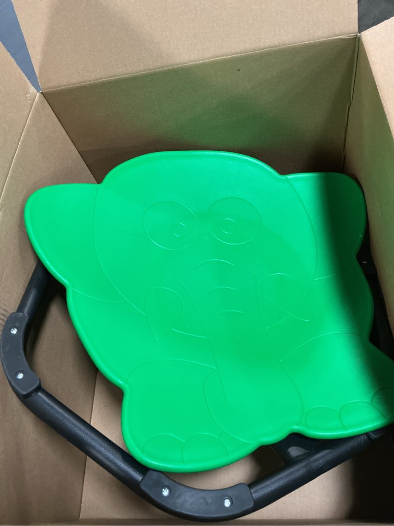 Condition photo showing Good Condition for 21" L × 19" W Large Size Spinning Chair for Autistic Kids, Toddler Sensory Spinning Chair, Sensory Toys Gifts for Kids with Autism & ADHD, Sit and Spin Training Body Coordination, Azure Rounded Shape Rounded Azure