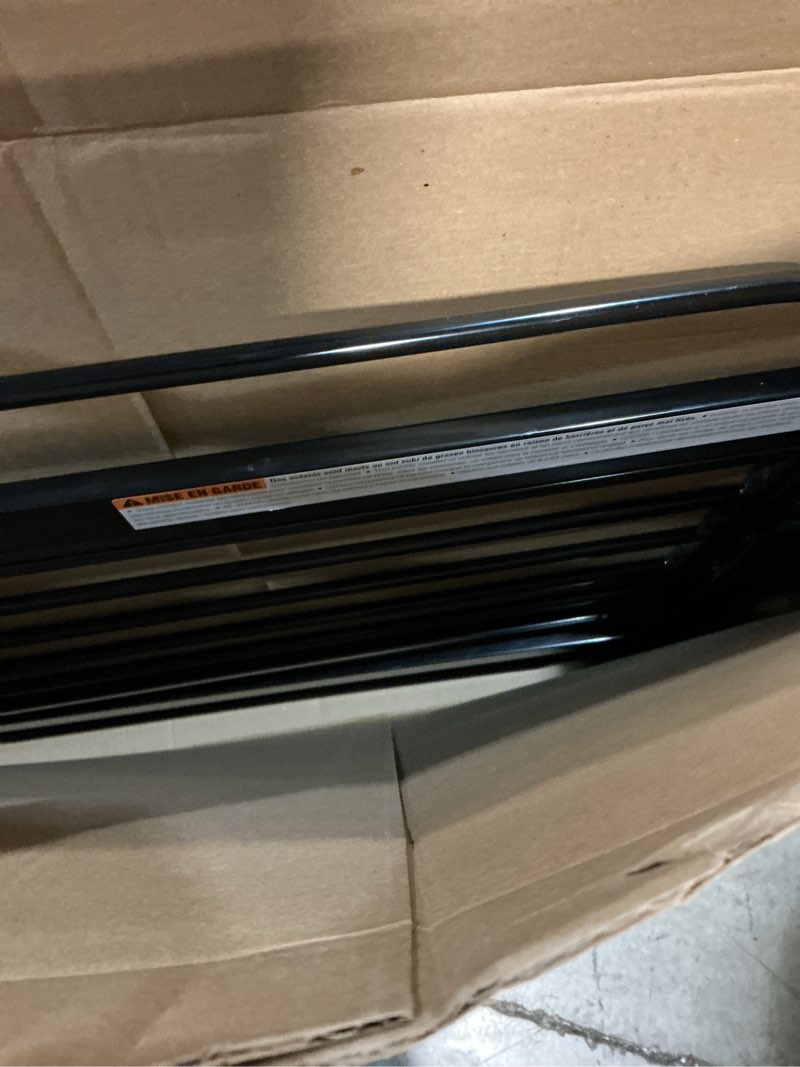 Condition photo showing Good Condition for Regalo Easy Step 38.5-Inch Wide Walk Thru Baby Gate, Includes 6-Inch Extension Kit, Pressure Mount Kit, Wall Cups, Black Black 29-38.5"W x 30"H