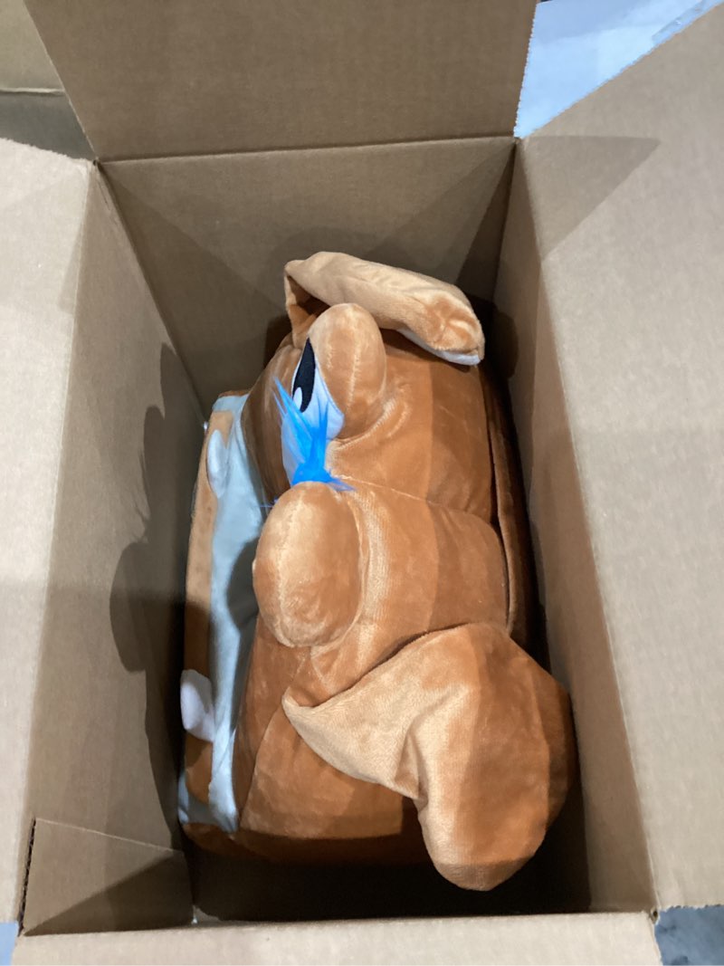 Condition photo showing Good Condition for Gifts for Readers & Writers Tablet & Book Stand for Kids, Soft Reading Pillow, Book Holder with Pockets for Storage, Suitable for eReader/iPad/Kindle or Galaxy Devices, Cuddly Reader Dog Puppy Pete