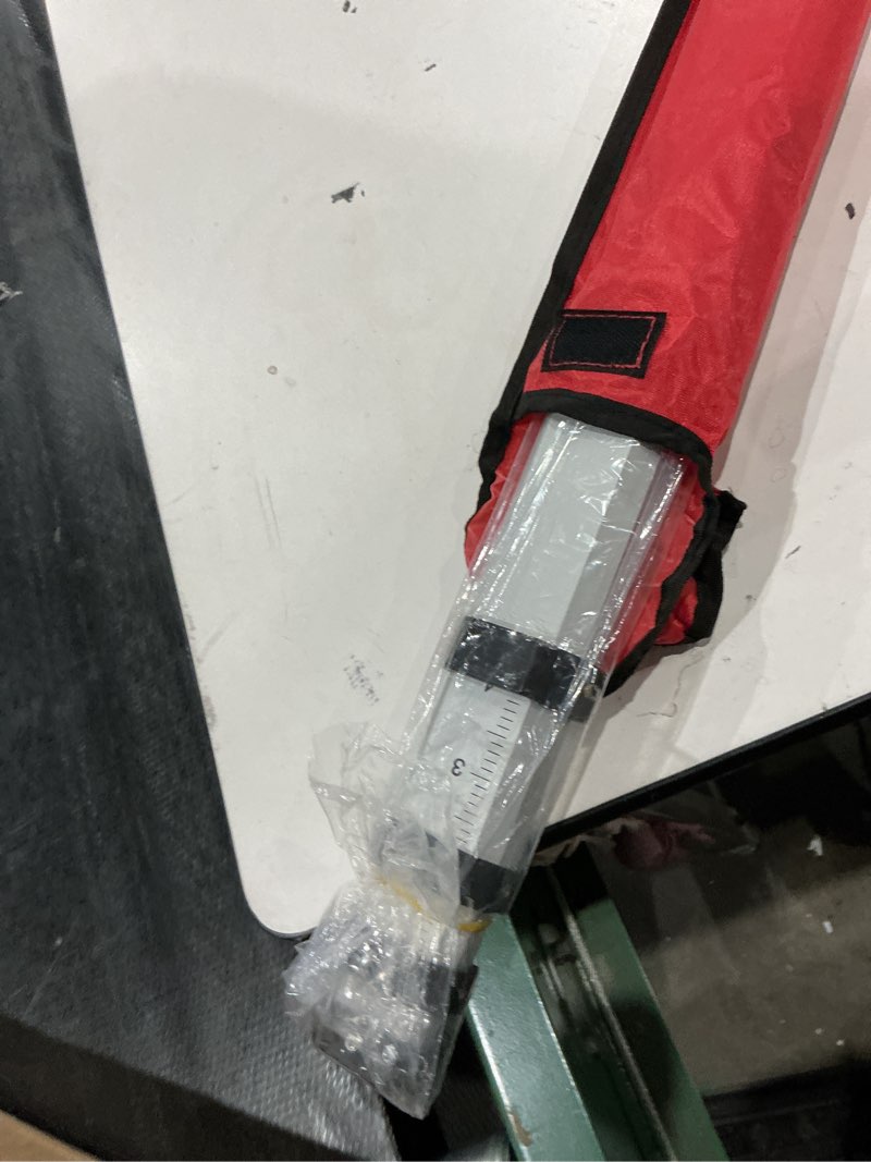 Condition photo showing New/Like New for aluminum grade rod - 10ths, with carrying case and rod level (14 foot) 14 feet