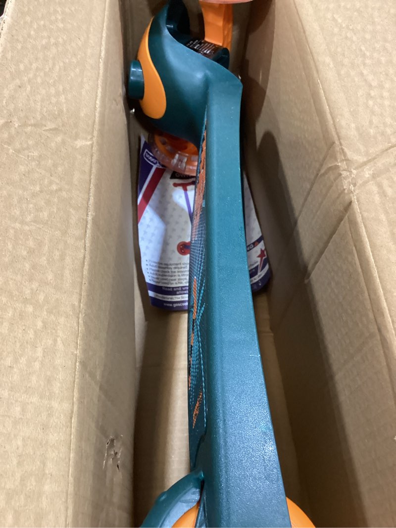 Condition photo showing Good Condition for 3 Wheel Scooter for Kids, Smooth Light Up LED Front Wheels, Wide Anti Slip Deck, Rear Foot Brake, Easy Lean to Steer Maneuvering, Indoor & Outdoor Ride On Toys for Ages 2 Up, Tiger