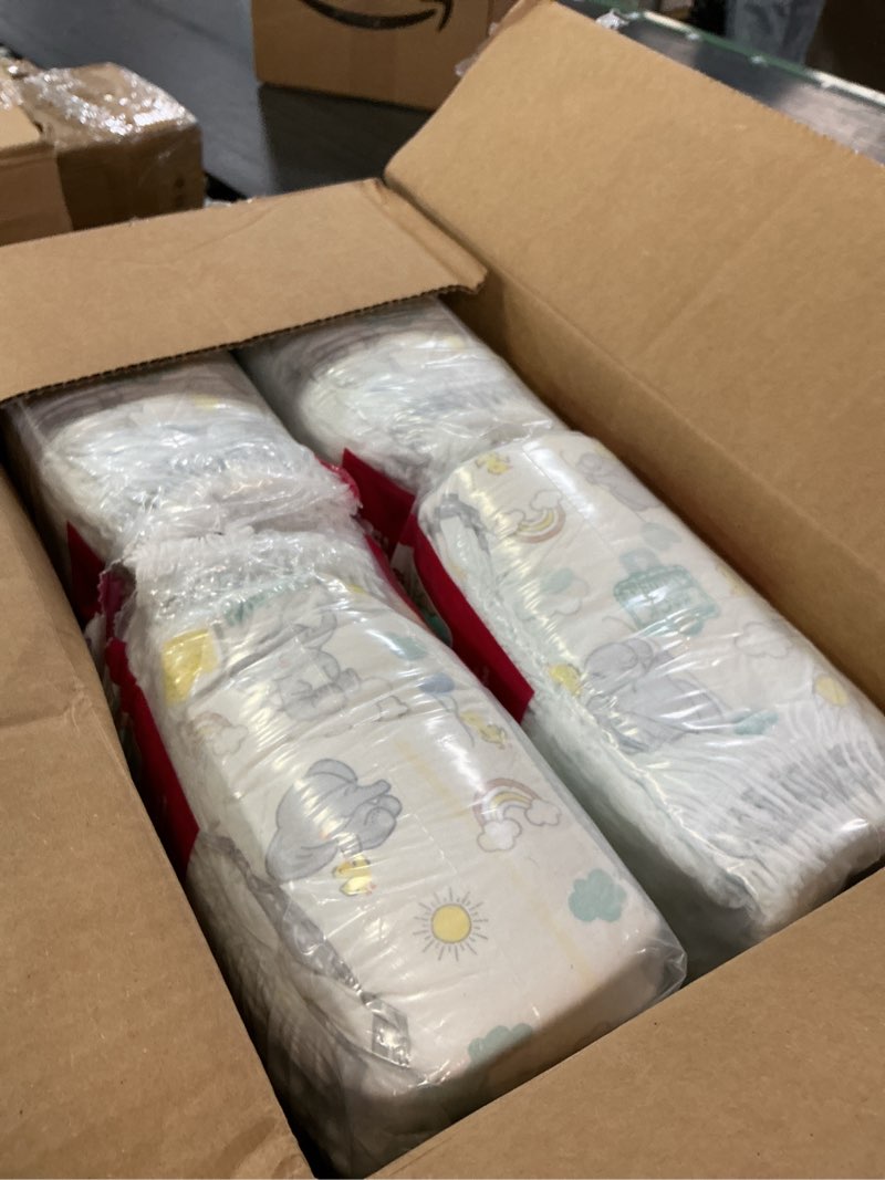 Condition photo showing Good Condition for pampers diapers - swaddlers 360° - size 4, 132 count, up to 100% leakproof comfy dry fit, designed for easy changes, pull on baby diaper (packaging may vary) size 4 132
