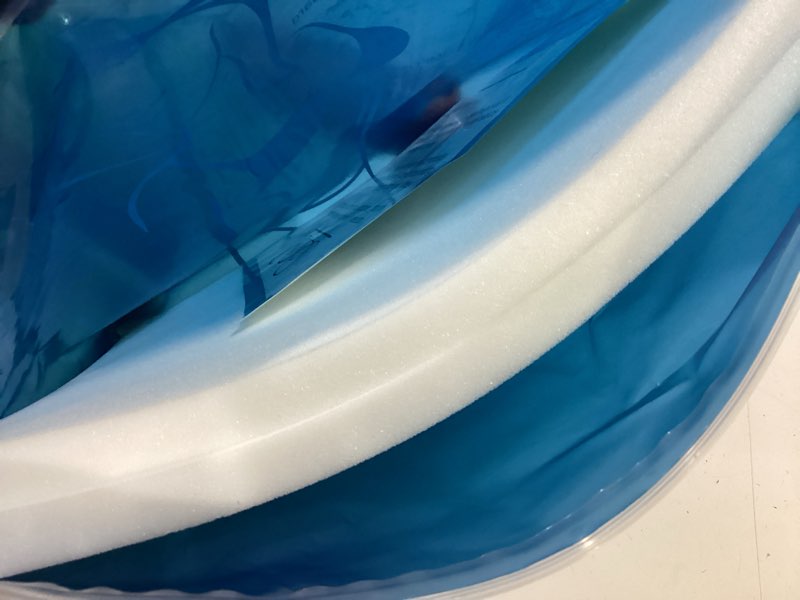 Condition photo showing As Is for 3 Pack Lipo Foam - Post Surgery Ab Board for Use with Post Liposuction Surgery Flattening Abdominal Compression Garments Liposuction Foam pads for Recovery 8\"X11\" (White)(only 2)