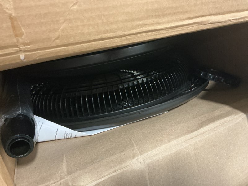 Condition photo showing Good Condition for Lasko Oscillating Cyclone Pedestal Fan, Adjustable Height, Timer, Remote Control, 3 Speeds, for Bedroom, Living Room, Home Office, 18", Black, 1843 Standard Packaging