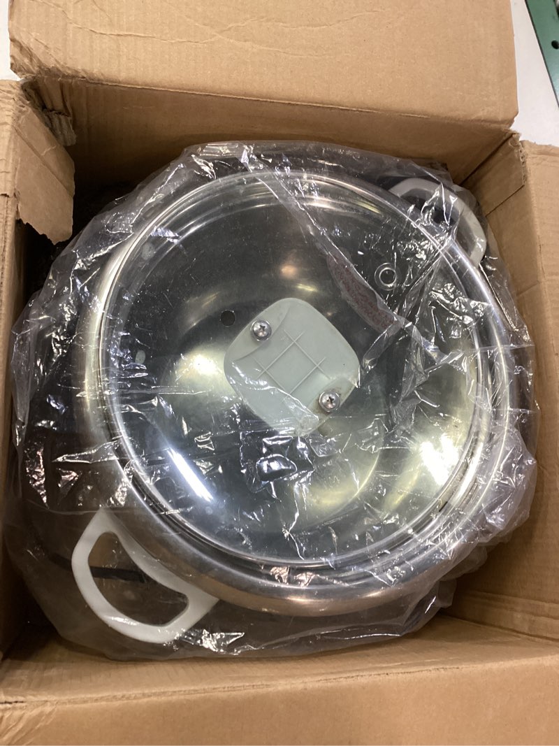 Condition photo showing item condition for AROMA® 14-Cup (Cooked) / 3Qt. Select Stainless® Rice & Grain Cooker  White  New  ARC-757-1SG