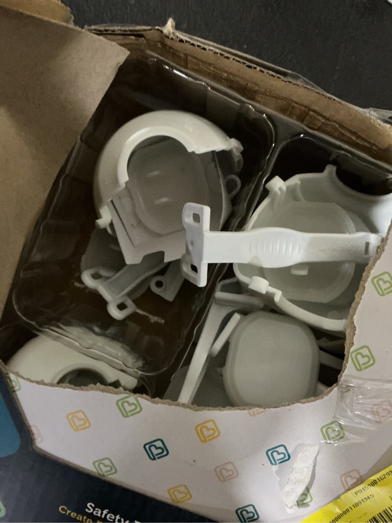 Condition photo showing As Is for color varies safety 1st safety essentials childproofing kit - white 46pc
