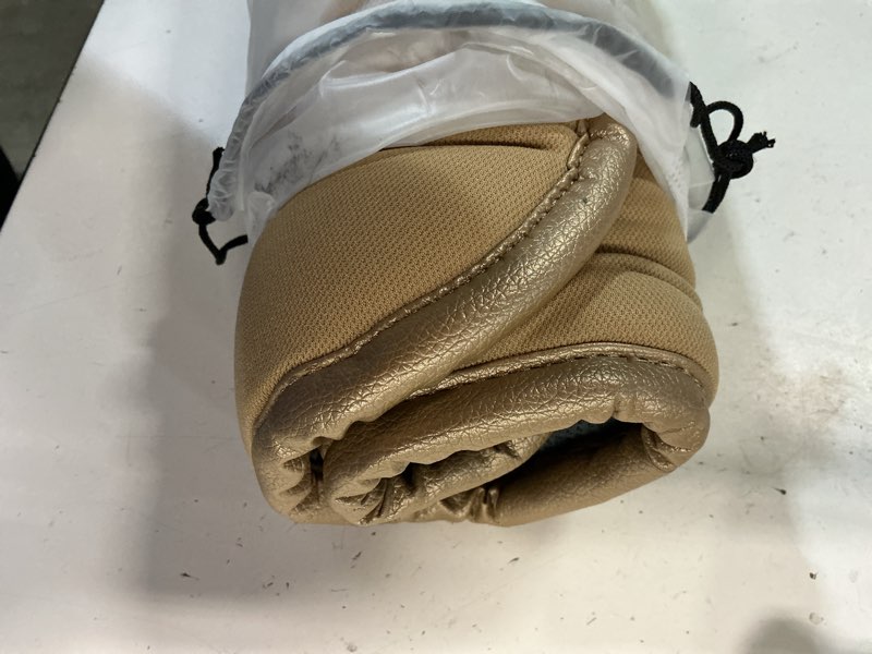 Condition photo showing New/Like New for car seat cushion pad for driving, chair cushion for office/truck with memory foam, seat cushion comfortable and durable, khaki