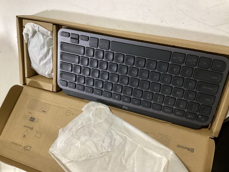 Condition photo showing Good Condition for logitech mx keys mini combo for business , compact, wireless keyboard & mouse, logi bolt technology, bluetooth, certified windows/mac/chrome/linux - graphite (renewed)
