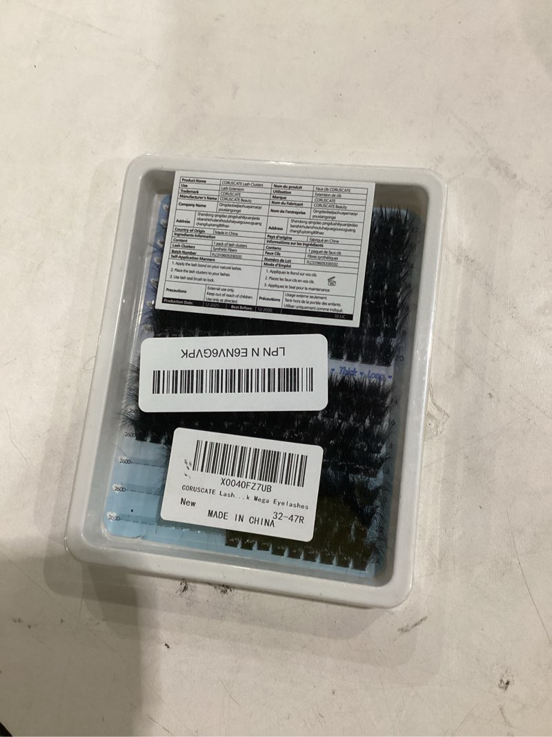 Condition photo showing Good Condition for coruscate lash clusters 160d+260d eyelash clusters 12-24mm long lash extension thick cluster eyelash extensions volume strip mink lashes cluster dramatic full salon look mega eyelashes 160d+260d lash clusters