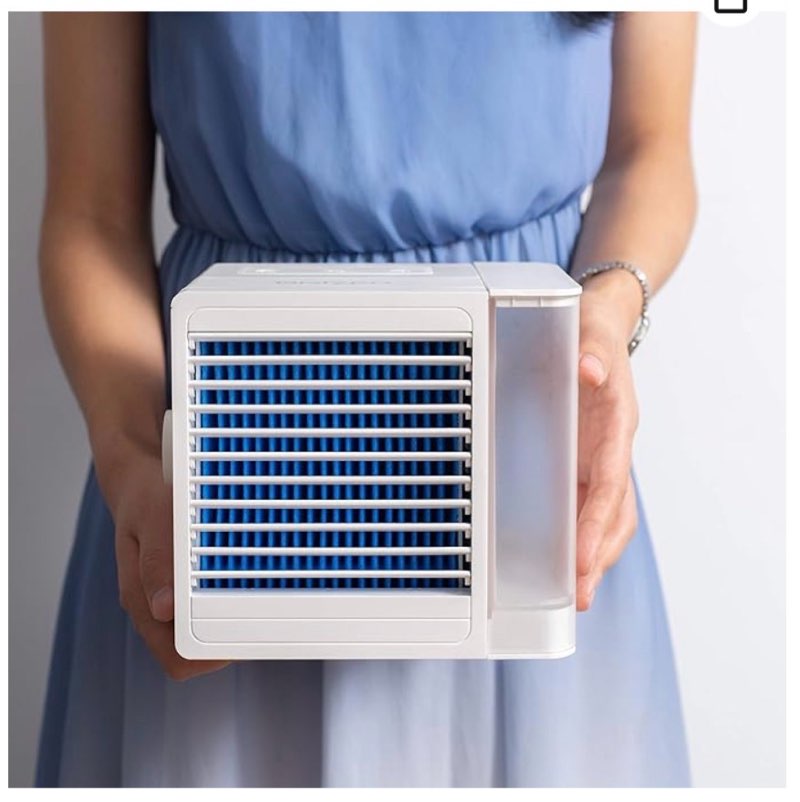 (Similar to stock photo) Brizer Glacier AC Portable Air Conditioner for Small Room- Indoor Personal Cooler, Small Cube Air Conditioner and Mini Air Cooler, Cooling Device Water Cooled, Portable AC- Evaporative Cooler for Desk