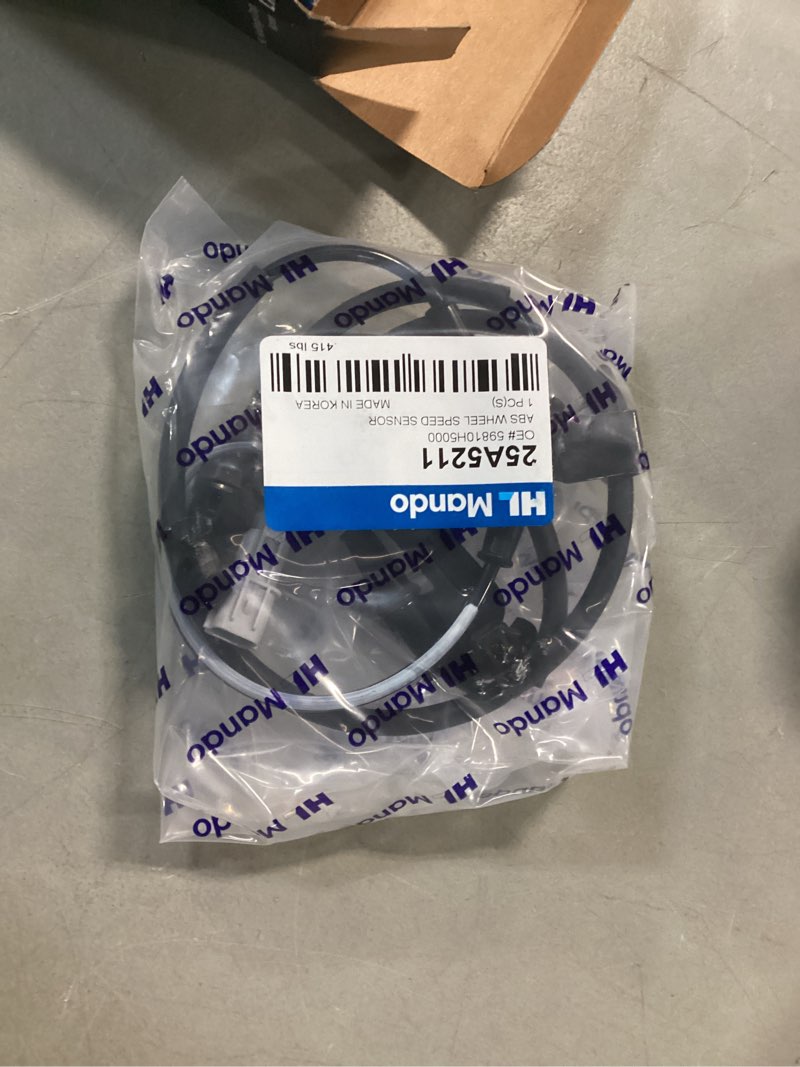 Condition photo showing New/Like New for Mando 25A5211 ABS Wheel Speed Sensor Original Equipment Front Left