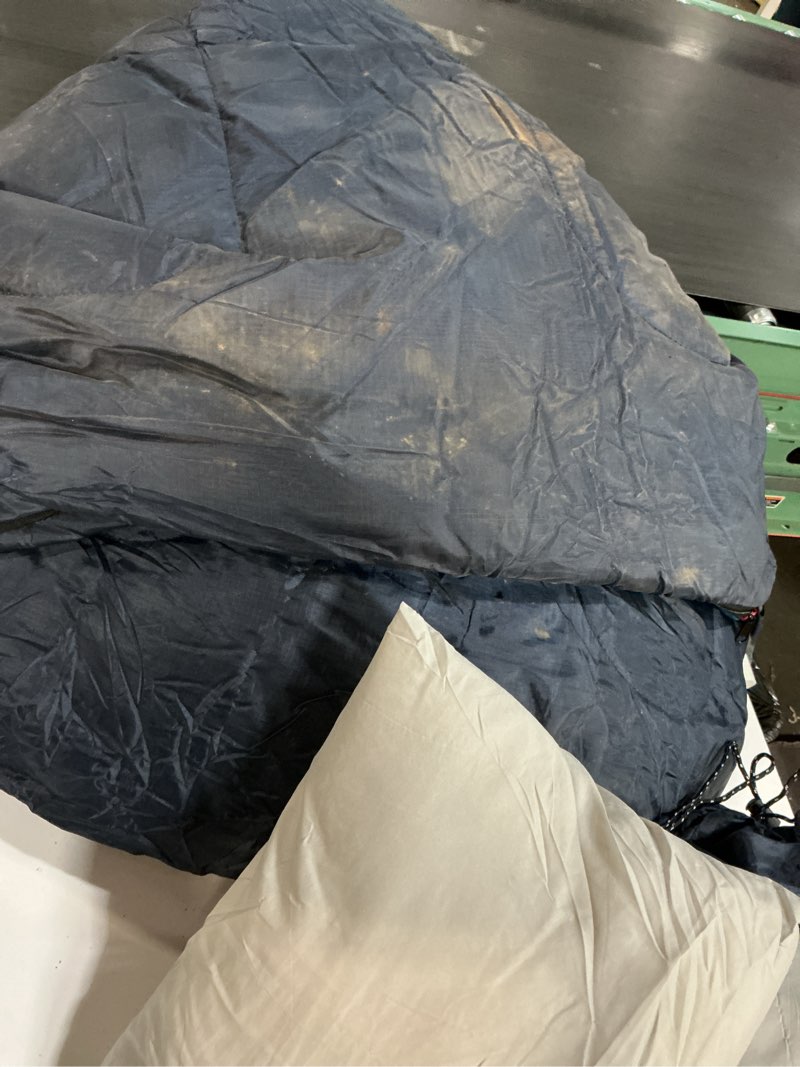 Condition photo showing As Is for Elevon Sleeping Bag for Adults Teens Kids Cold Warm Weather, Portable Waterproof & Lightweight, Compact with Compression Sack, for 3-4 Seasons Camping, Backpacking, Hiking, Travel, Indoors Outdoors