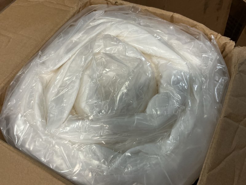 Condition photo showing Good Condition for fdw | 8 inch twin mattress | medium firm | gel memory foam mattress | white | bed in a box, certipur-us certified | pressure relief, cooling ventilated foam | washable removable cover white twin 8 in