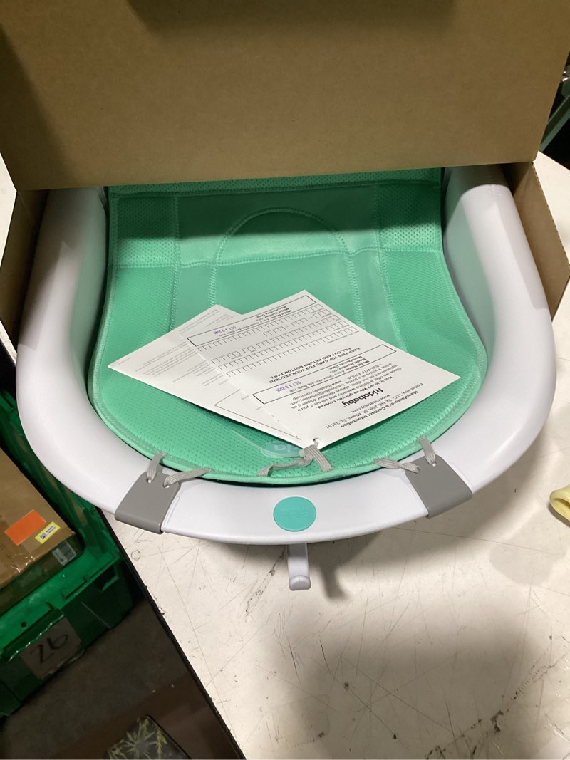 Condition photo showing New/Like New for frida baby 4-in-1 grow-with-me baby bathtub, baby tub for newborns to toddler with removable bath seat & backrest for bath support in tub bath tub