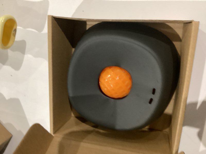Condition photo showing Good Condition for yipetor slow feeder dog bowls for liquid treat, anti-slip?entertained ball-in? bone broth dog lick bowl, 3/4 cup yogurt pup lick toy for large medium small breeds dietary supplement/post-op nutrition black