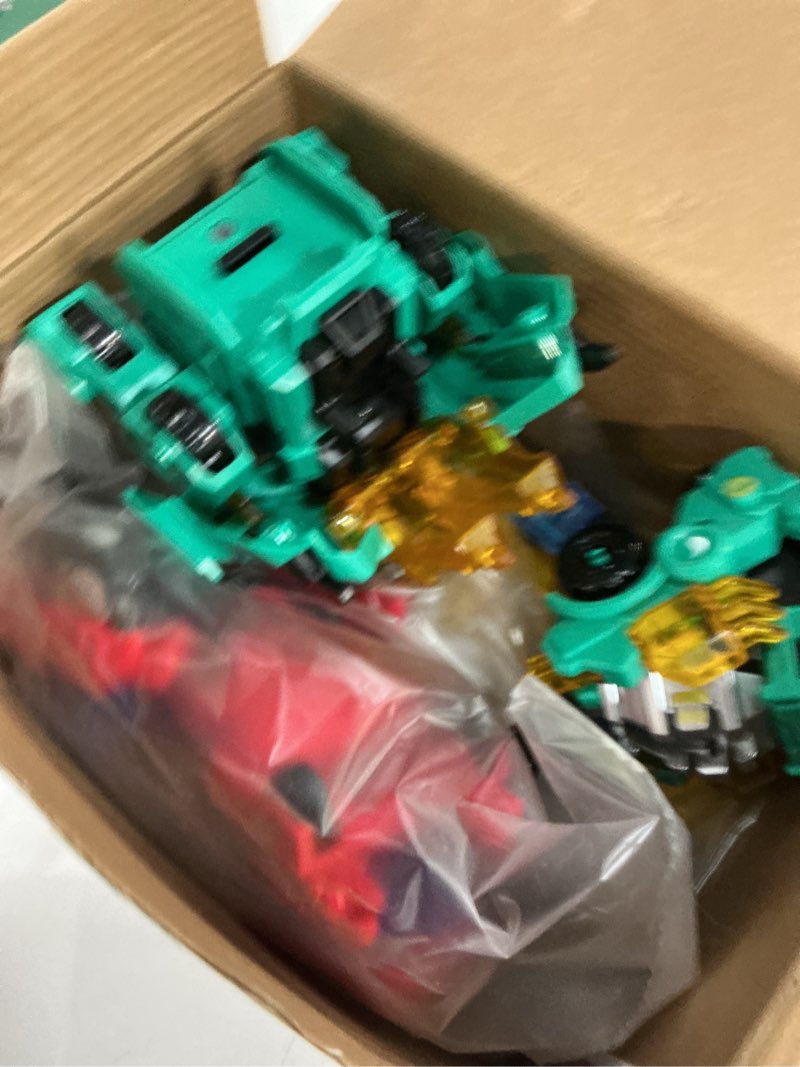 Condition photo showing New/Like New for iplay, ilearn kids dinosaur transforme robot toy, magnetic construction trucks transform into dinosaurs, toddler stem educational learning toy, cool birthday gifts for 3 4 5 6 7 8 year old boy girl