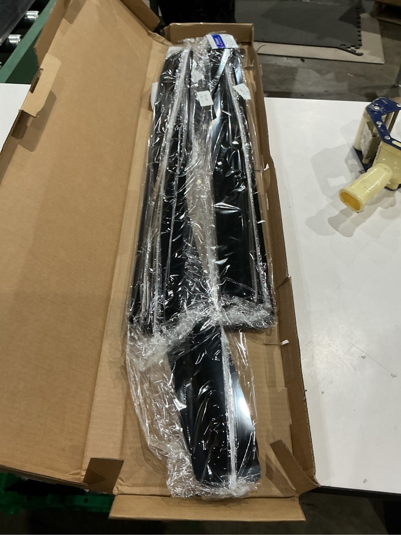 Condition photo showing Good Condition for window rain guards for 2015-2025 ford f150 supercrew, 2017-2025 f-150 raptor / f250 f350 f450 supercrew super duty crew cab, window visors guard deflector shade vent shield, for 4 full-size doors 15-25 f150 crew cab
