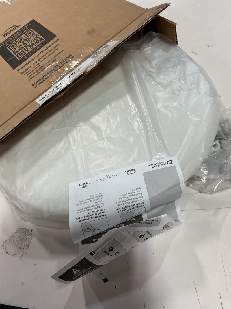 Condition photo showing Good Condition for Little2Big Toilet Seat with Built-In Toddler Potty Training Seat, Slow Close, Easy to Install, Made in USA, ROUND, White