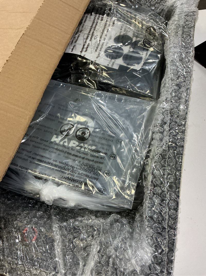 Condition photo showing New/Like New for stainless steel litter box with lid, anti-leakage enclosed metal litter box, flip-top extra large kitty litter pan with scoop & pedal, odor free, front & top dual entry, black