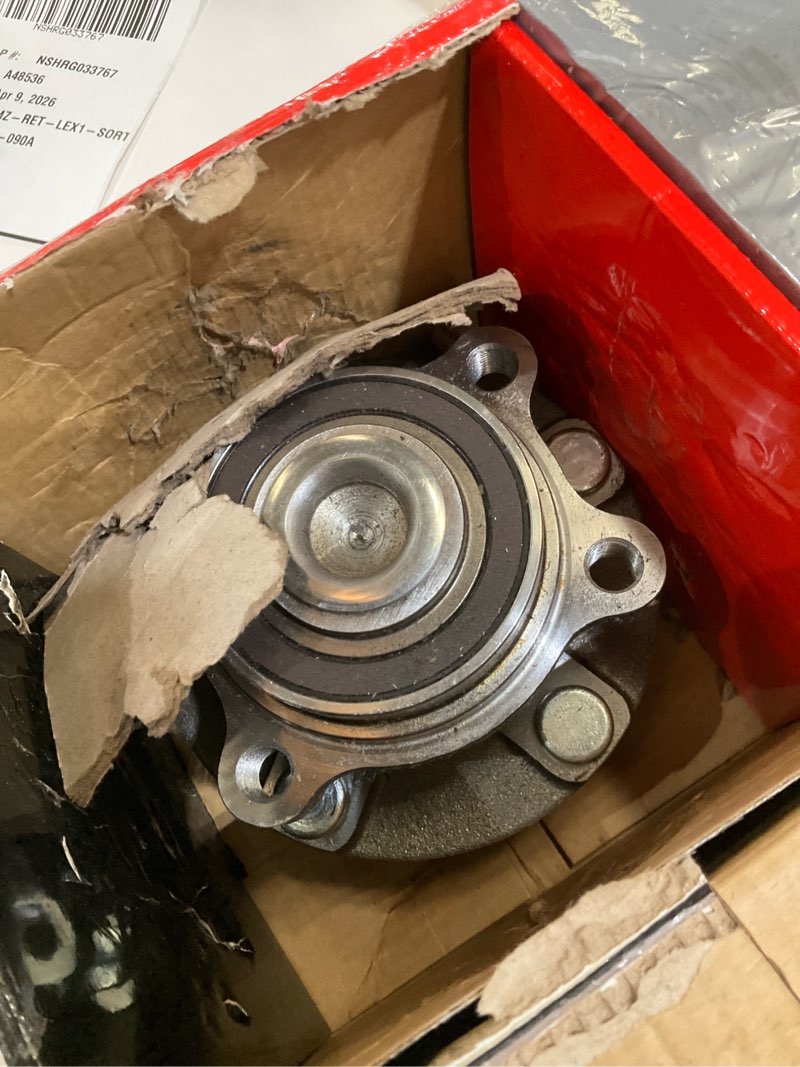 Condition photo showing As Is for a-premium 2 x front wheel bearing and hub assembly compatible with infiniti g35 2003-2007, nissan 350z 2003-2009, rwd only
