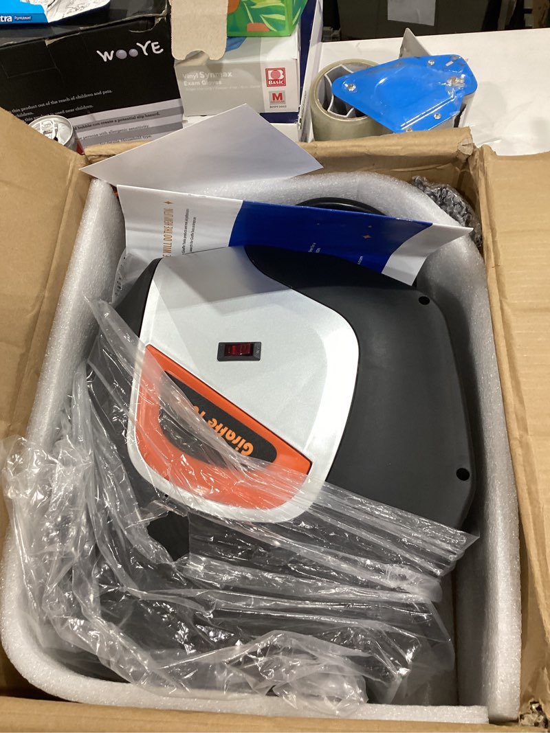 Condition photo showing Good Condition for Giraffe Tools Retractable Power Cord Reel, 50ft 12AWG/3C SJT Heavy Duty Extension Cord Storage Reel Wall/Ceiling Mount for Garage with Lighted Triple Tap