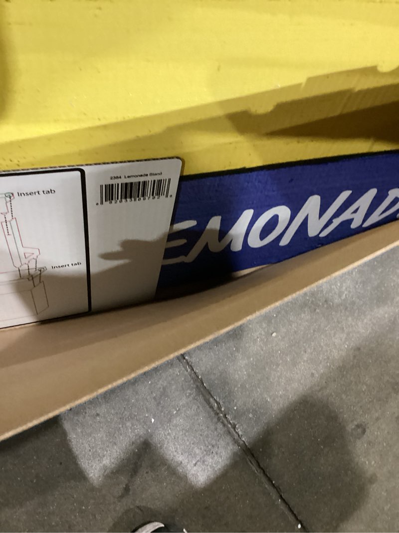 Condition photo showing Good Condition for Cardboard People Lemonade Stand Life Size Cardboard Cutout Standup Lemonade Stand One Size